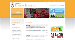 Desktop Screenshot of peschieraborromeo.com